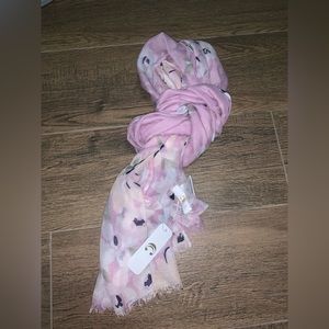 Light purple Floral scarf